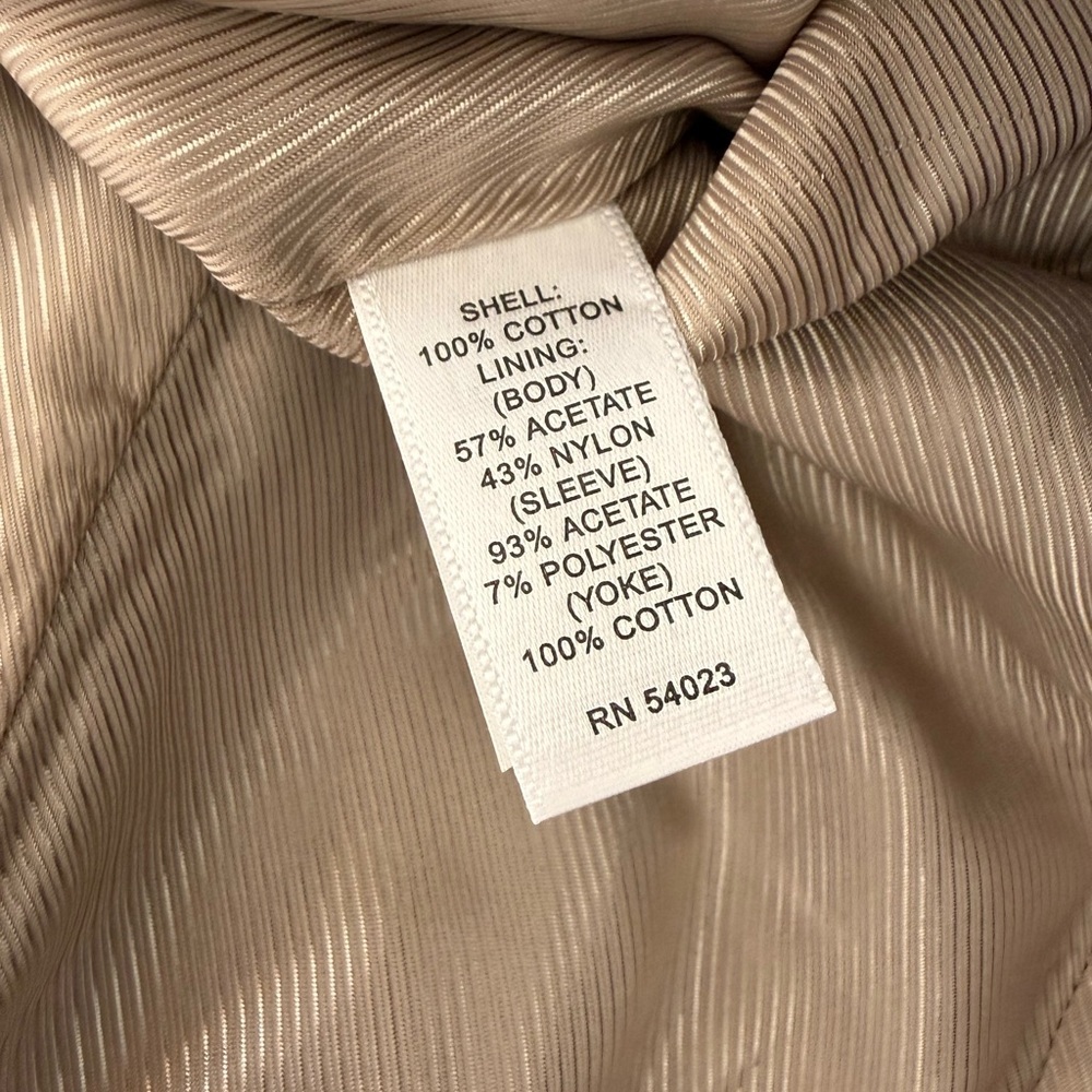 NEW Banana Republic Violet Purple Trench Coat - Picture 12 of 15